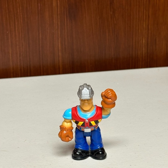 Paw Patrol Metallic Rubble Figure Action and Mattel Construction Worker Figure - Picture 10 of 14
